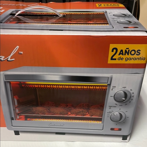 Continental Silver Toaster Oven - Picture 1 of 3